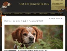 Tablet Screenshot of epagneul-breton.net